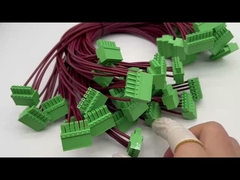 Round Ring Terminal Wires With PVC Jacket Material Customized Wire Harness