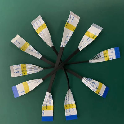 Insulation Material PET 0.5mm Flat FFC Cable UL20624 80c 60v 20 Pin FPC Ribbon Cable