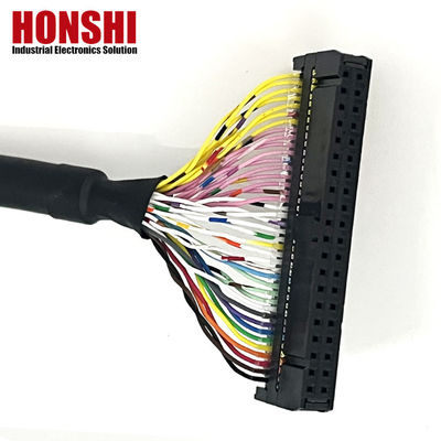 UL20276 Certified 40P Shielded Ribbon Cable PLC Connection IDC to Box Header Flat Cable