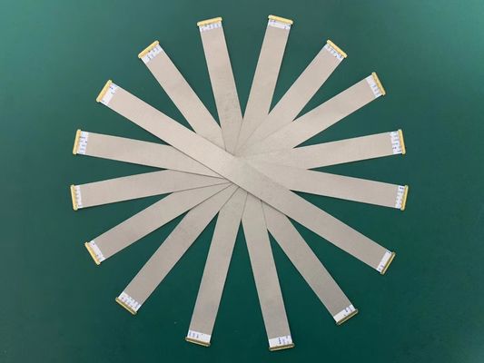 Insulation Material PET 0.5mm Flat FFC Cable UL20624 80c 60v 20 Pin FPC Ribbon Cable