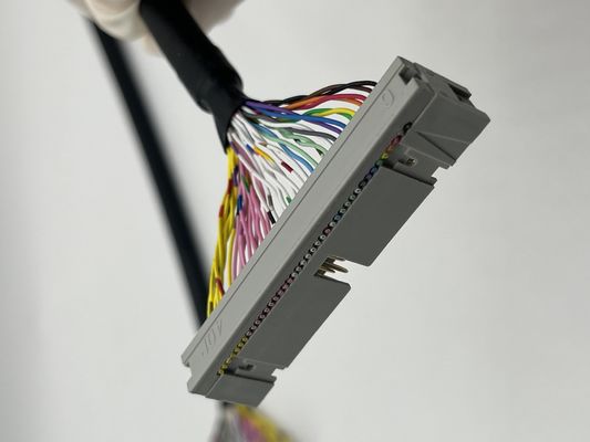 UL20276 Certified 40P Shielded Ribbon Cable PLC Connection IDC to Box Header Flat Cable