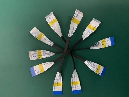 Customized Flat FFC Ribbon Cable UL20624 80c 60v 40 Pin FPC Cable For Automobile
