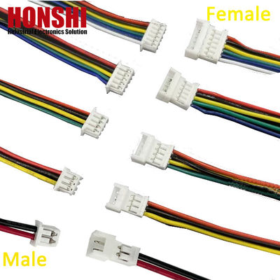 Terminal Wire Harness Assembly Male And Female Electronic Wire 1.25mm Pitch