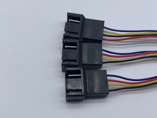 Customized JST SM2.5 4 Pin To JST SH1.0 4 Pin Wire Harness With Tin Plated Conductor