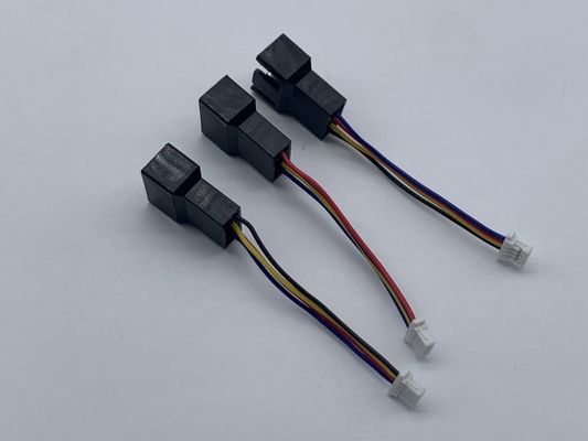 Customized JST SM2.5 4 Pin To JST SH1.0 4 Pin Wire Harness With Tin Plated Conductor