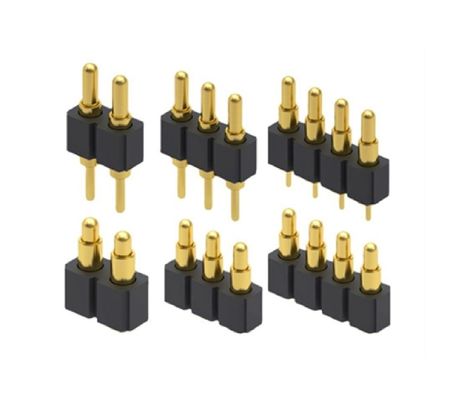 2.0mm Pitch H2.5mm Male Pogo Pin Connector For PCB Dual Row 20pin Straight Dip
