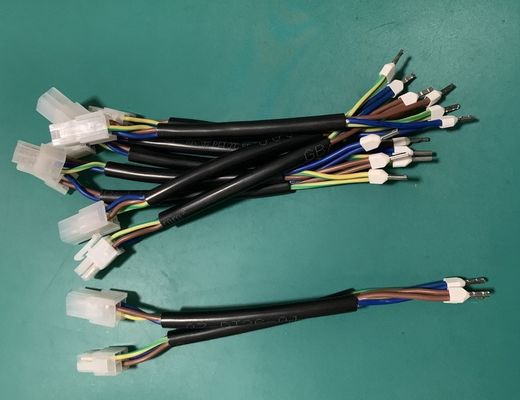 Round Ring Terminal Wires With PVC Jacket Material Customized Wire Harness