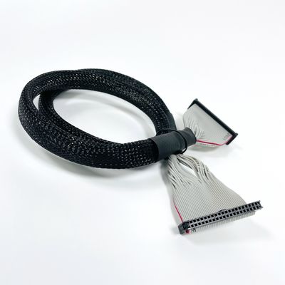 Automobile IDC Flat Ribbon Cable 2.54mm Pitch Insulation Material PVC Polyester