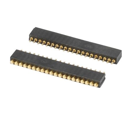1.27mm H3.8mm Pogo Pin Connector Brass C6801 Material 12 Pin Connector with Precision