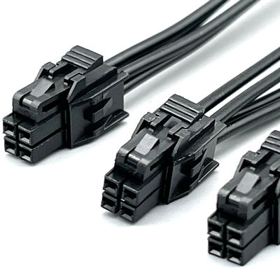 Customized Molex Nano Fit 2.5 4 Pin Connector Electrical Wire Harness Assembly