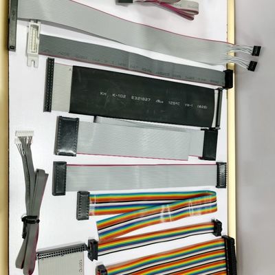 DIP 2.54x7.62mm Flat Cable Electrical Wire To Board Connector Flat Wire Harness