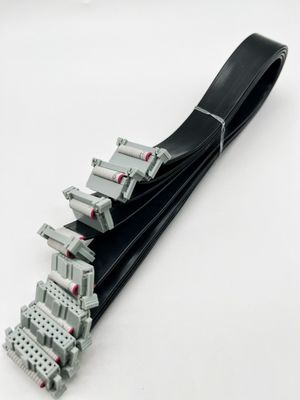 16 Pin IDC Flat PVC Ribbon Cable With 2.54mm Pitch Connector Customized Length