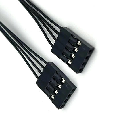 Customized Length Electrical Wire Harness Dupont 4 Pin To JST SH 1.0 4 Pin Connector