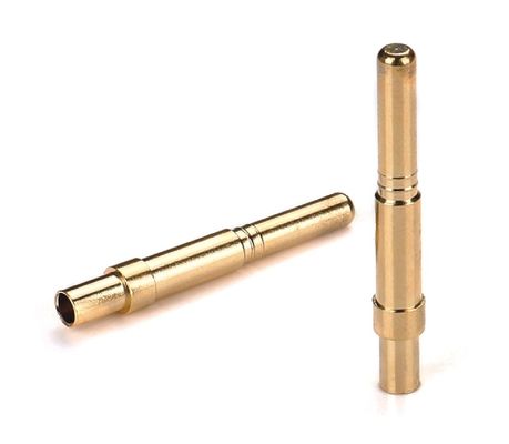 OEM Machined Pins Male Gender Copper Water Treatment Brass CNC Lathe Parts