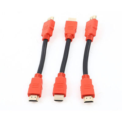 Gold Plated Molded Cable Assembly 4K HDTVI 1.4 2.0 Cable 30AWG For PC TV