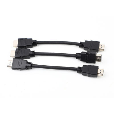 Gold Plated Molded Cable Assembly 4K HDTVI 1.4 2.0 Cable 30AWG For PC TV