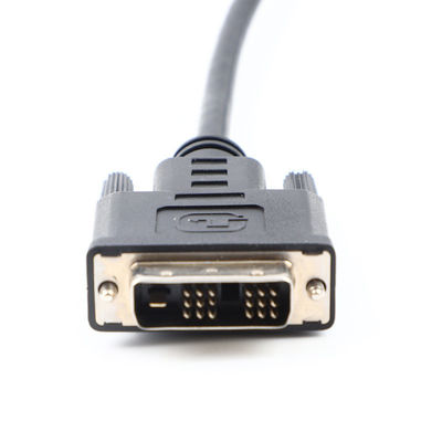 DVI 18 1 Male To Male HD Molded Cable Assembly OD6.0 For HDTV UL20276 30Awg