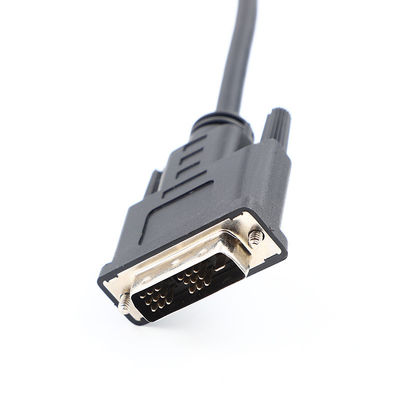 DVI 18 1 Male To Male HD Molded Cable Assembly OD6.0 For HDTV UL20276 30Awg