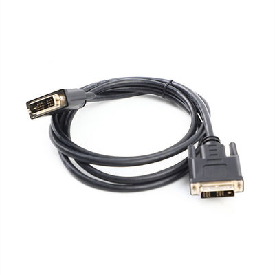 DVI 18 1 Male To Male HD Molded Cable Assembly OD6.0 For HDTV UL20276 30Awg