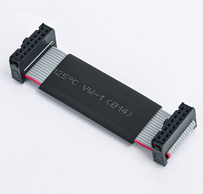 26 Pin 34 Pin Ribbon Cable Assembly IDC With 2.54mm IDC TO IDC Socket Black Tube