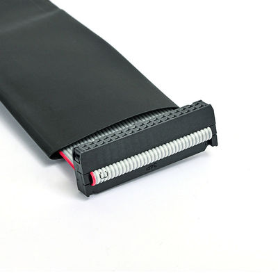 26 Pin 34 Pin Ribbon Cable Assembly IDC With 2.54mm IDC TO IDC Socket Black Tube