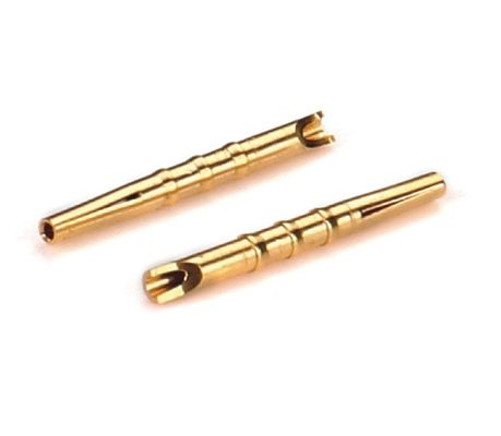 Gold Plating Brass CNC Machined Pins High Precision Copper Pin Connector