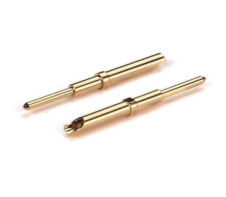 Gold Plating Brass CNC Machined Pins High Precision Copper Pin Connector