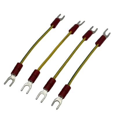 Terminal Wire Harness Assembly 18 - 26Awg JST Connector To 4.8mm 6.3mm Y Terminal