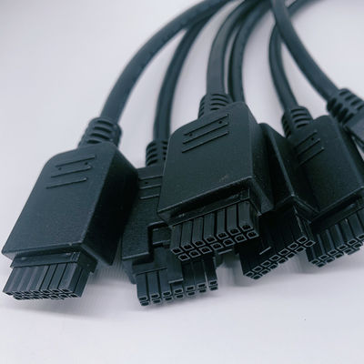 14 Pin Micro Fit 3.0 Overmolding Molded Cable Assembly UL20276 430251400 PVC Cable