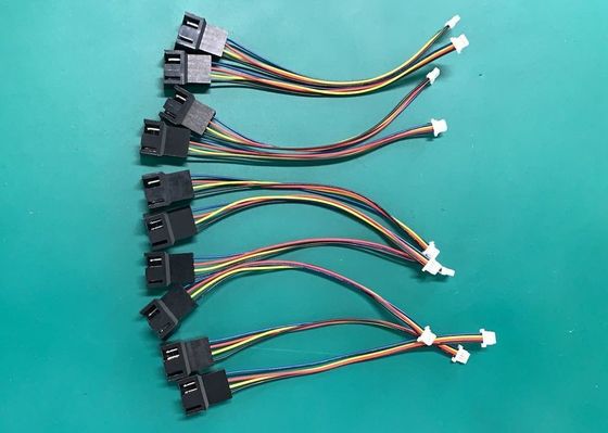 Terminal Wire Harness Assembly 18 - 26Awg JST Connector To 4.8mm 6.3mm Y Terminal