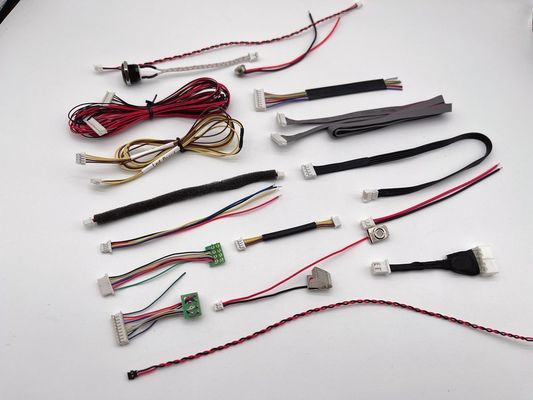 Terminal Wire Harness Assembly 18 - 26Awg JST Connector To 4.8mm 6.3mm Y Terminal