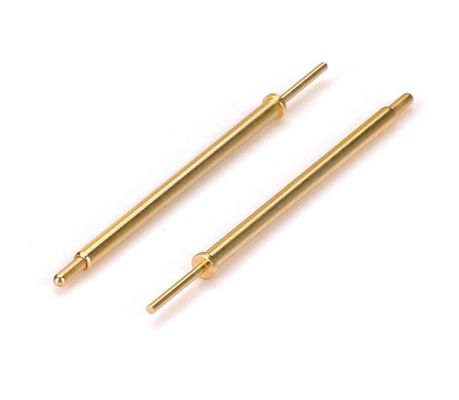 Connector Machined Pins 2.0x18.5mm Gold Plated Terminal Pin Brass Contact Point Pin