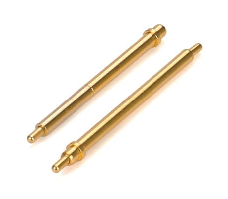 Connector Machined Pins 2.0x18.5mm Gold Plated Terminal Pin Brass Contact Point Pin