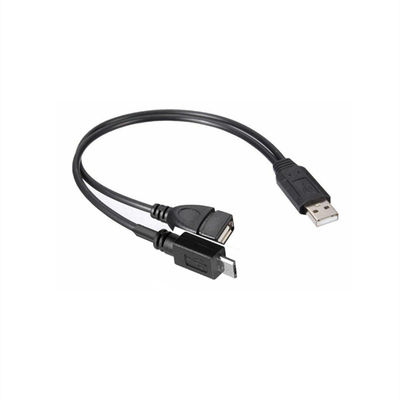 Electronic USB 3.0 A Male To Micro B Male Cable 22AWG - 28AWG USB C Charger Cable