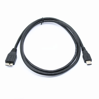 Electronic USB 3.0 A Male To Micro B Male Cable 22AWG - 28AWG USB C Charger Cable