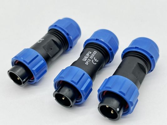 Waterproof IP67 Circular Wire Connectors DIN Type Male Plug 2 3 4 5 6 8 10 12 Pin