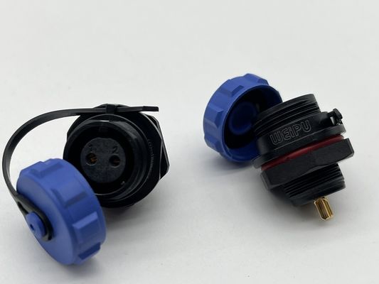 Waterproof IP67 Circular Wire Connectors DIN Type Male Plug 2 3 4 5 6 8 10 12 Pin