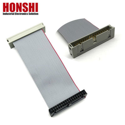 34 Pin Flat Cable UL2651 28awg 2.54mm ribbon cable IDC Socket To Box Header