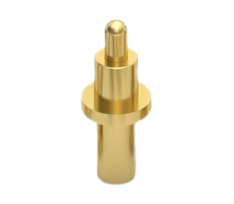 Salt Fog 72H Brass Pogo Pin Gold Plated For ODM 6.0mm High Current DIN Standard