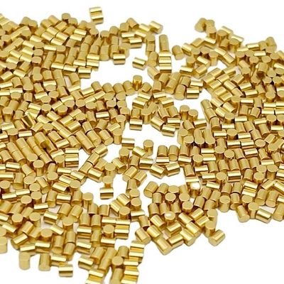 Custom Brass Machined Pins Pad SMT Type Gold Plating 1.5mm Male For Connections
