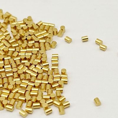 Custom Brass Machined Pins Pad SMT Type Gold Plating 1.5mm Male For Connections