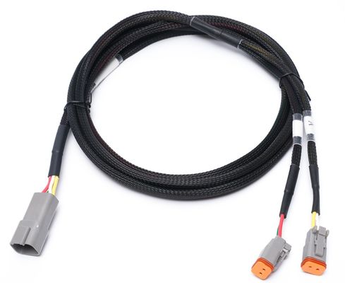 Custom Automotive Wiring Harness 24 pin For 24 - 32AWG Wire Connections