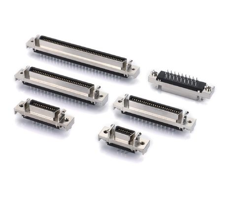 MDR PCB Straight SCSI Connector 14 20 26 36 50 Pin 68 Pin 100 Pin
