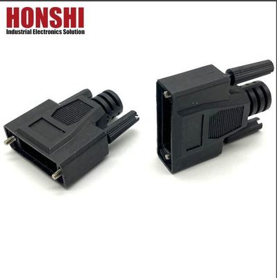 3V3 30A Solder Type Male D Sub Connector With Brass Gold Plated Contact Material