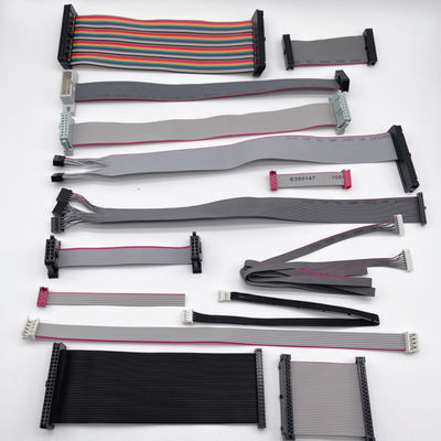 Custom 6 Pin - 64P IDC Flat Cable Assembly 2.54mm Pitch ribbon cable
