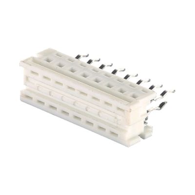 6 To 24 Pin Ribbon Cable 2.54mm UL2651 White IDC Ribbon Cable Connectors