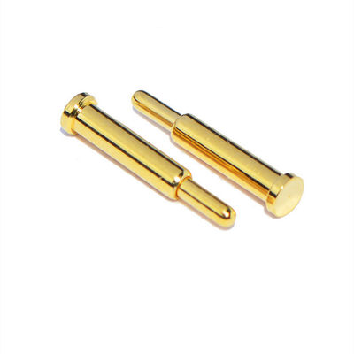 10.65mm Brass Spring Loaded Pin SMT Type Gold Plated Pogo Pin For Temperature Connections