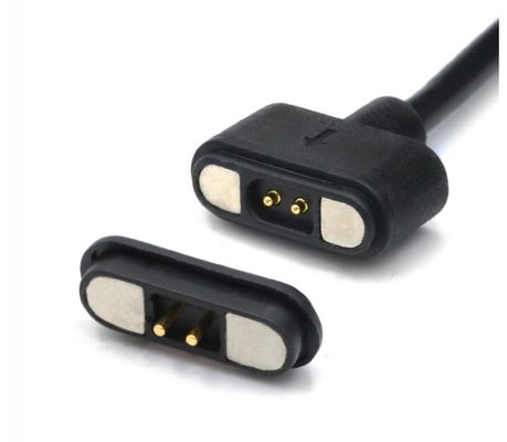 High Current 3.0a Charging Cable Usb 2 Pin Circular Power Charge Adapter Magnetic Pogo Pin