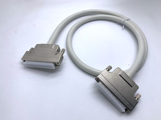 Custom Grey SCSI Connector Cable 68 Pin 100 Pin Male Cable Ul20276 28awg Cable
