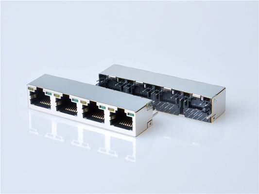 8p8c RJ45 Jack Connector PCB Mount For Network Socket Internet Modular Copper Alloy
